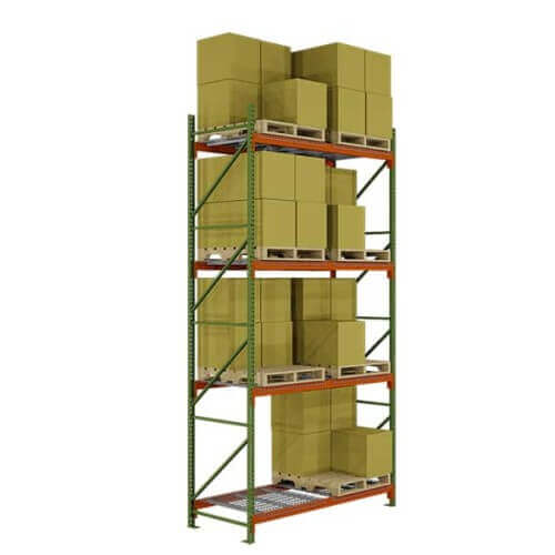 UPR Teardrop Pallet Rack 48" Starter Kit 16'18' 4 Levels UPR