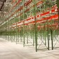 Used Teardrop Pallet Rack System 42" x 22' x 96"