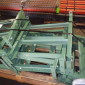 Used Gravity Conveyor H-Stand 24" - Adj 20" - 31"