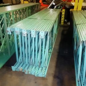 Pallet Rack Upright Cross Sell For Elmers Glue – Fixtures Close Up